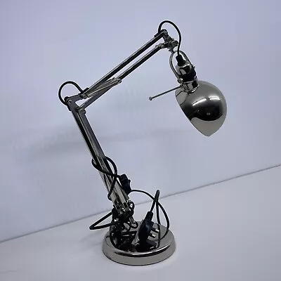 Adjustable Desk Reading Lamp Chrome Finish • £15.99