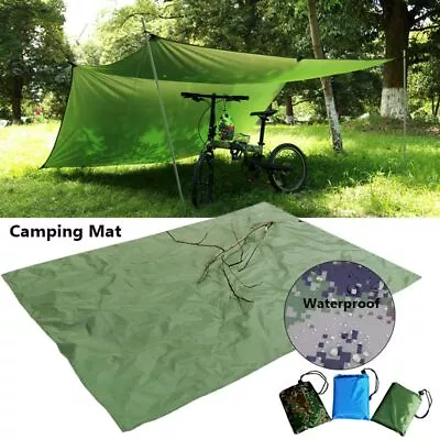 Beach Tarps Camping Hiking Sack Waterproof Tent Mat Ultralight Pocket Tents • $16.75