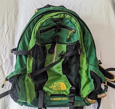 Vintage North Face Kilimanjaro Backpack Green And Black • $49.99