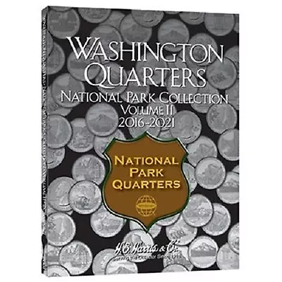 H E HARRIS #2881 Coin Folder #2 National Park Quarter 2016-2021 P&D Book/Album • $4.39