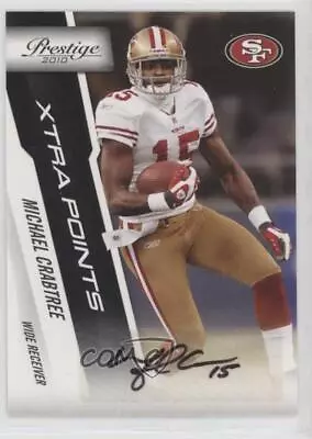 2010 Playoff Prestige Xtra Points Black Auto /50 Michael Crabtree #171 Auto • $29.29