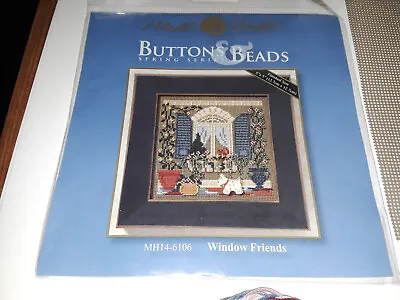 Rare New Mill Hill Buttons & Beads Spring Series  Window Friends  Kit • $34.95