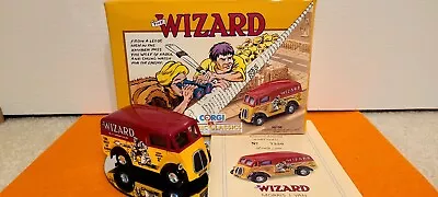 $6.95 • Buy Vintage Corgi Comic Classics The Wizard Morris J Van Limited 7330/7500 Paperwork
