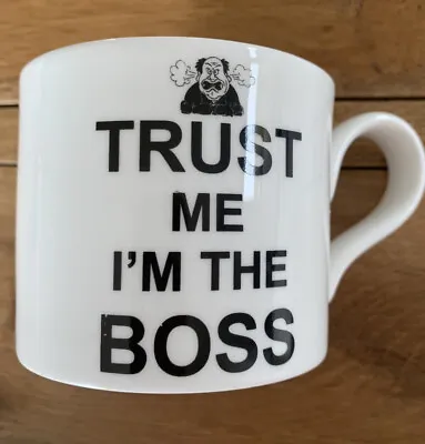£7.99 • Buy Moorland Pottery ‘Trust Me, I’m The Boss’ Mug