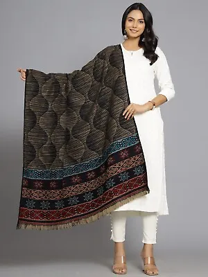 Cashmere Yak Wool Shawl Meditation Prayer Blanket Shawl Indian Oversize Throw • $39.99