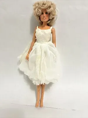 VINTAGE 1975 - MEGO-12” FARRAH FAWCETT  DOLL-LONG EYELASHES-HONG KONG With Dress • $24.50