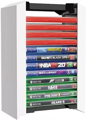 Game Card Box Storage Stand Disk Tower Shelf PS5 PS4 Nintendo Switch Xbox One UK • £13.99