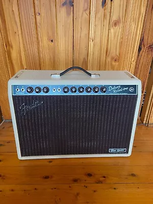 Fender Tone Master Deluxe Reverb Blonde Amplifier W/ Cover & Footswitch • $1300