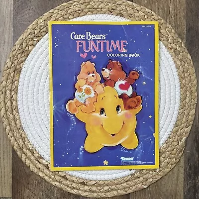 Vintage Care Bears Funtime Coloring Book 1984 Kenner (One Page Colored) • $13.63