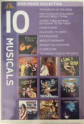 10 Movie Dvd Set Mgm Musicals (a Song Is Born [1948] It's A Pleasure) • $39.99