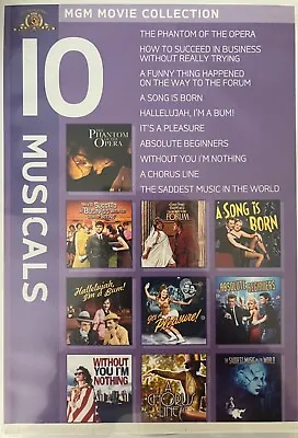 New 10 Movie Dvd Set Mgm Musicals (a Song Is Born [1948] It's A Pleasure) • $49.99