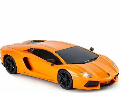 Playtech Orange Lamborghini Aventador Race Play 1:16 Scale Rc Model Car Gift Toy • £14.99