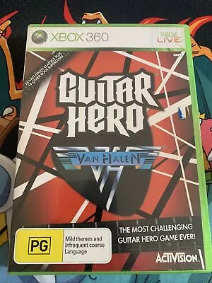 Guitar Hero Van Halen XBOX 360 Complete Includes Manual • $40