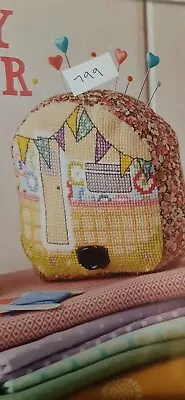 Diane Machins Happy Camper Caravan Pin Cushion Cross Stitch Chart Only / 799 • £0.99