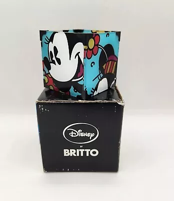 DISNEY BRITTO Minnie Mouse Glass Votive Tealight Candle Holder 2010 NOS Romero  • $50