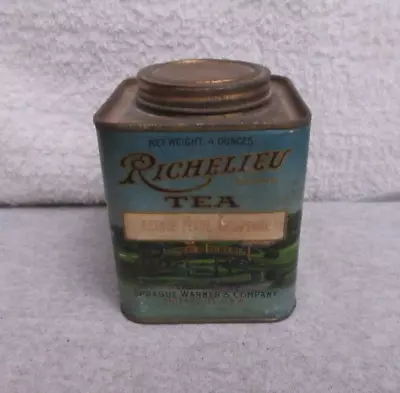 Vintage Richelieu Tea Container Tin Lot Y • $0.99