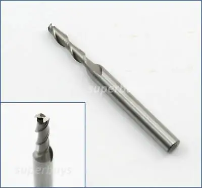 4mm Extra Long 2 Flute HSS End Milling Cutter Cutting Router Bit Shank Tool EL • $11.95