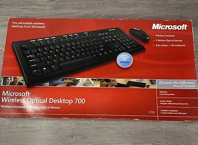 Microsoft Wireless Optical Desktop 700 Wireless Keyboard Wireless Optical Mouse • $20.78