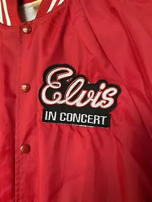 1970’s Auburn Sportswear Elvis In Concert Jacket Size Extra Large • $165