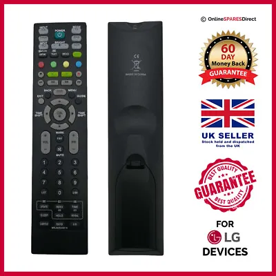NEW LG Replacement TV Remote Control For 32LX2R 37LC2RA 37LC2RHA 37LC25R 37LC2R • £8.97