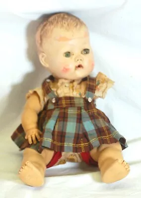 Tiny Tears Potty Baby Doll Rare Vintage 1948 American Character Sold AS IS • $15