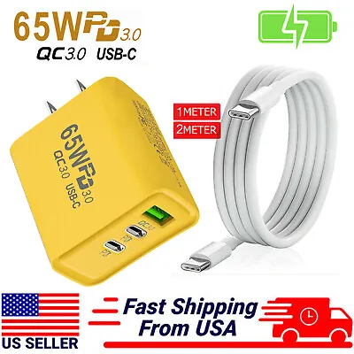 65W Type C USB Phone Charger For Motorola Moto G Pure/G 5G • $9.99