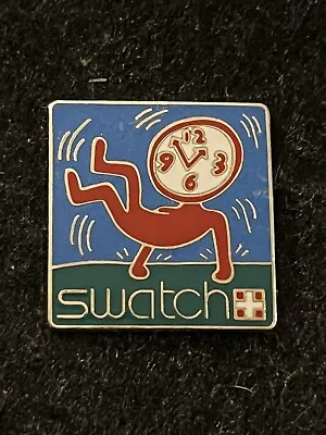 Rare 1986 Keith Haring Pin's Swatch SILVER • $31.99