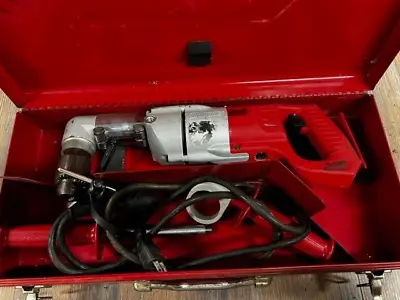 Milwaukee HEAVY DUTY Corded 1/2  Right Angle Drill W/Metal Case • $130