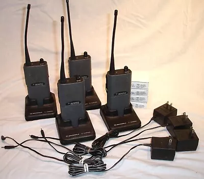 Motorola Spirit Pro+ SU210 UHF Two Way Radios (4) Radios And Chargers • $59.95