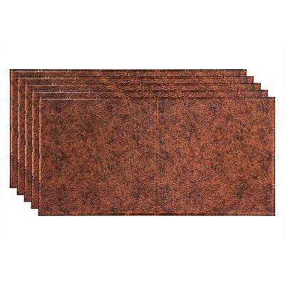 $4.99 • Buy Fasade - 2ft X 4ft Border Fill Glue Up Ceiling Tile/Panel (5 Pack)