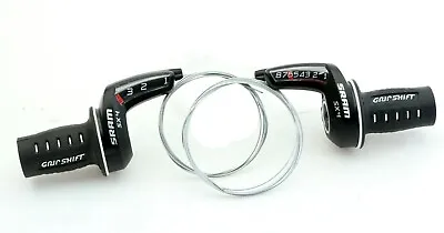 $28.99 • Buy SRAM X4 Twist Shifter Set 3x8-Speed Front/Rear SX4 Gripshift W/ Cables NEW NOS