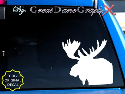 Moose Hunting -Vinyl Decal Sticker -Color Choice -HIGH QUALITY • $3.99