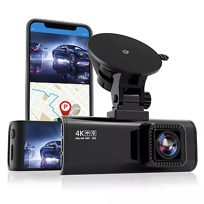 REDTIGER Dash Camera 4K Front Single Dash Cam For Car With WiFi GPS Parking Mode • $149.99