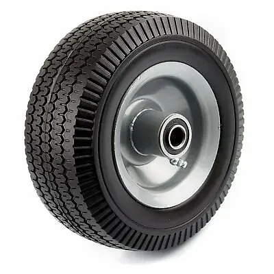 NK Heavy Duty Solid Rubber Flat Free Tubeless Hand Truck/Utility Tire Wheel WFF • $27.50