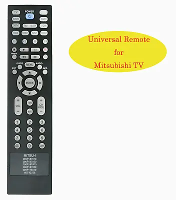 Universal Remote For Mitsubishi TV WD-73638 WD-82838 WD-73838 WD-65838 WD-73738 • $10.79