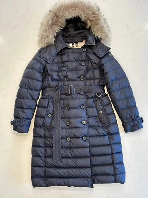 £32 • Buy Women’s Burberry Puffer Coat - Navy Blue