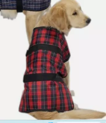 Zack & Zoey Tartan Plaid Dog Coat Jacket Blanket Style Water Resistant SMALL • $7.99