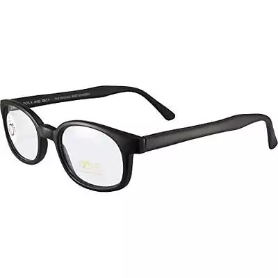 X-KD's Unisex-Adult Biker Sunglasses Matte Black/Clear Lens • $19.75