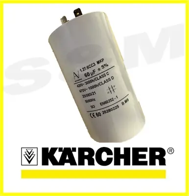 Karcher Pressure Washer 60uF Capacitor 28851260 For HDS 64S  74S & More • £63.52