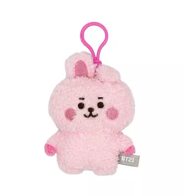 BT21 KPOP BTS Official Goods Cooky BABY TATTON PINK MASCOT KEYCHAIN NWT • $45