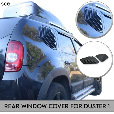 For Dacia Duster For Renault Duster Rear Window Cover Black 2Pcs 2010-2017 Years • $79.99