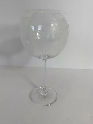 Mikasa Cheers Balloon Etched Wine Glass Excellent Condition • $8