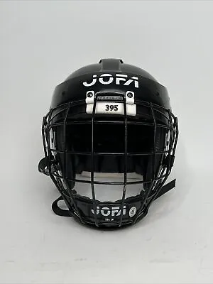 JOFA 395 JR Hockey Helmet Vintage Black W/386 JR Cage 6 1/2-7 1/4 • $38