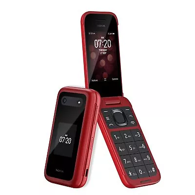 Nokia 2780 Flip TA-1420 GSM / Verizon Unlocked Flip Phone - Red - Very Good • $54.99