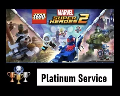 Lego Marvel Super Heroes 2 - Ps4 - PlayStation 4 - Platinum Trophy Service • £40