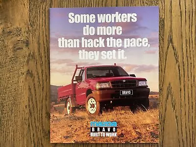 1996 Mazda Bravo Ute Dual Cab Pickup Australia Brochure • $12.99