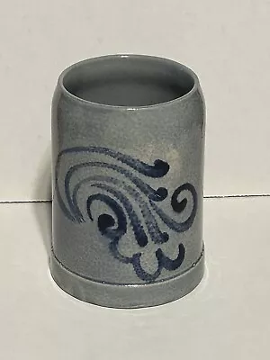 Vintage Mug Marzi Remy Stein MR Cobalt Blue Salt Glaze Stoneware 0.5L • $23.99