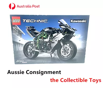 LEGO Technic Kawasaki Ninja H2R Motorcycle 42170  Brand New Sealed 643pcs • $97.99
