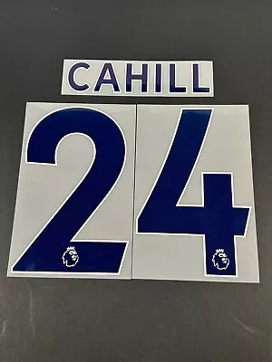 2017 2019 Official Sporting Id Chelsea Cahill 24 Navy Player Size Name Set • £14