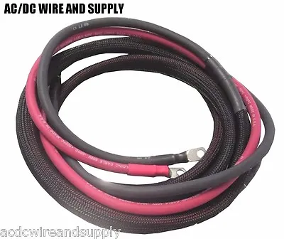 # 1 Gauge Hd 14 Ft Yamaha/mercury Outboard Boat Battery Cables  U.s.a Made • $104.94